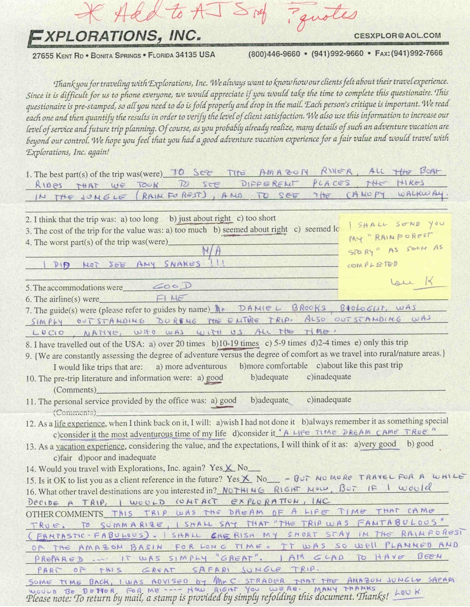 peru aazon rainforest tour review 14