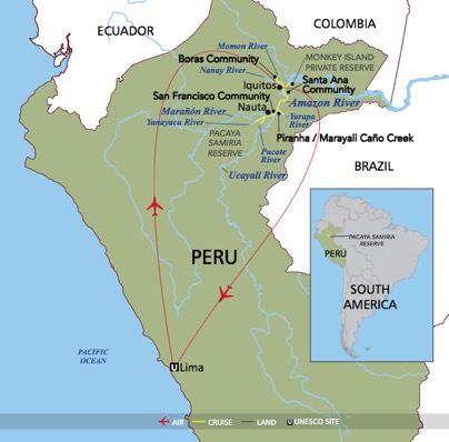 amazon discovery cruise map