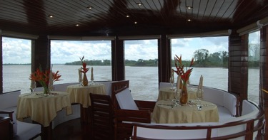 cattleya amazon riverboat dining room